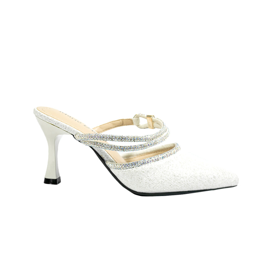 Mario D' Boro Women's Evening Sandals LY 28297 Off White C67