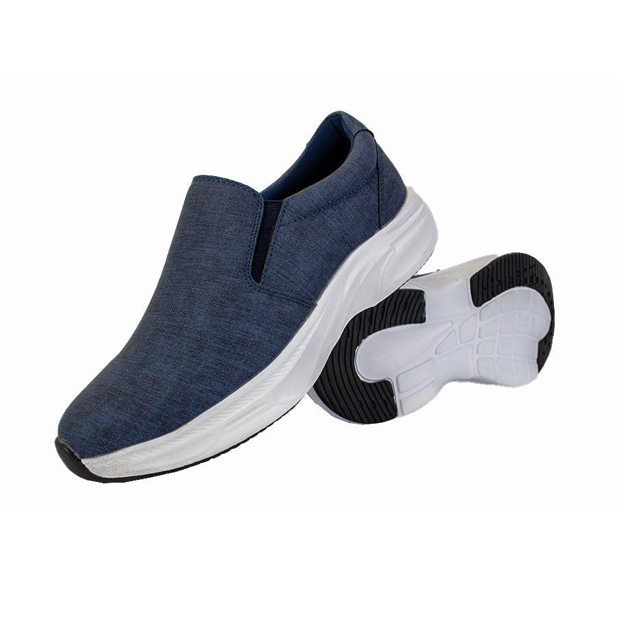 Mario D' Boro Men's Casual Loafers MX 25756 Black/Blue C62