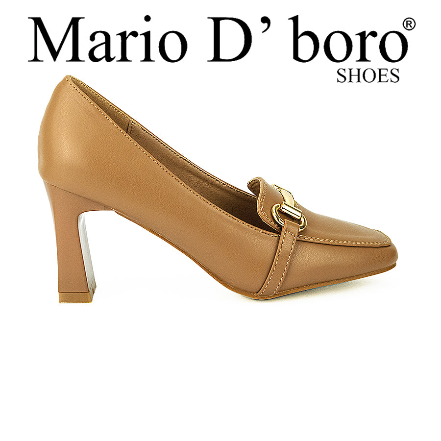 Mario D' Boro Women's Pumps Shoes Lw 24551 Black/Taupe C34