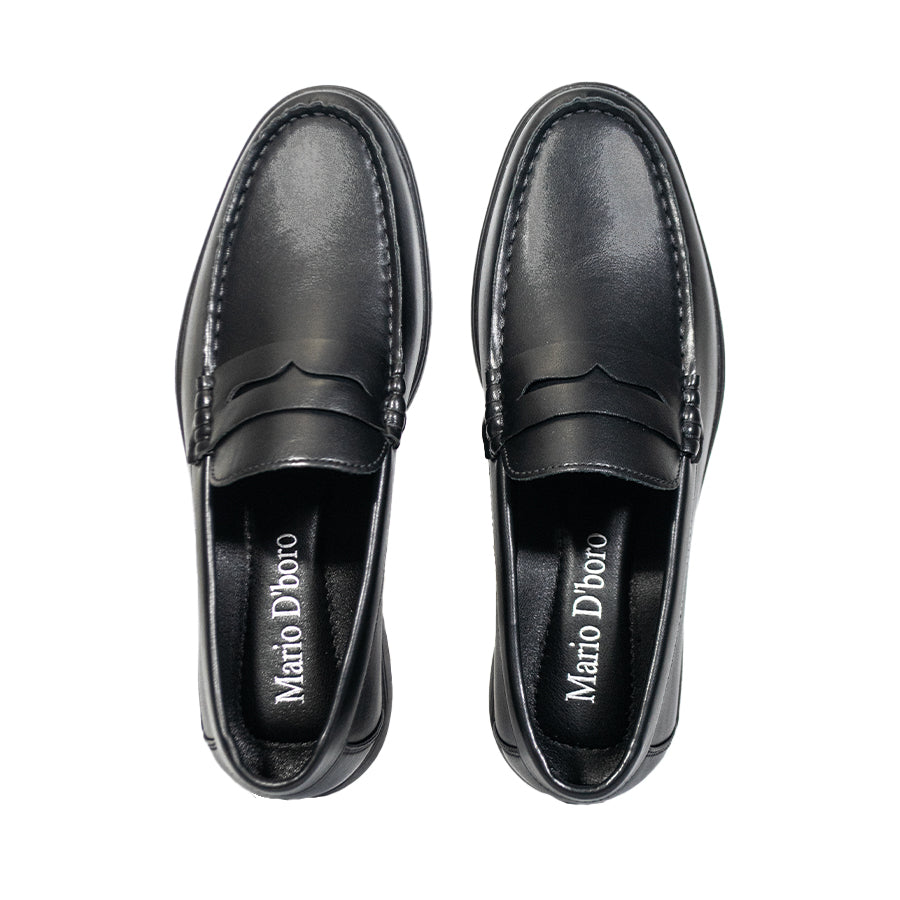 Mario D' Boro Men's Casual Loafers MY 25921 Black C66