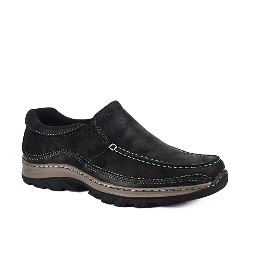 Mario D' Boro Men's Casual Loafers MX 24704 Black C48