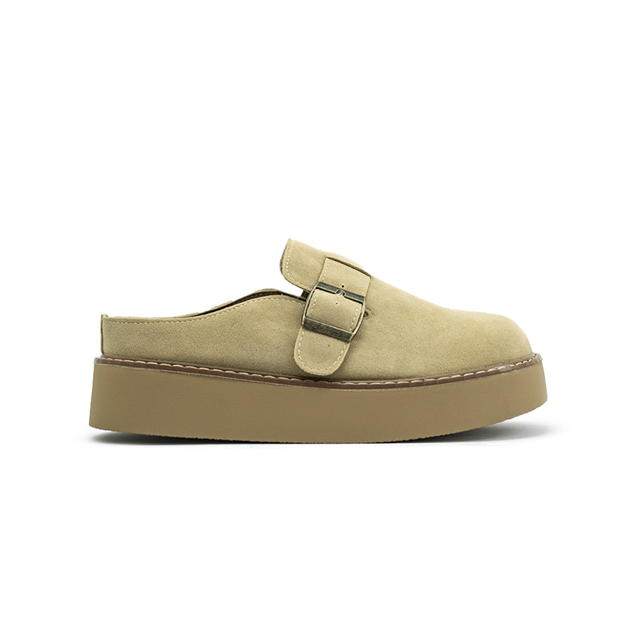 Women's Mules LY 28826 Bone/Medium Brown C74