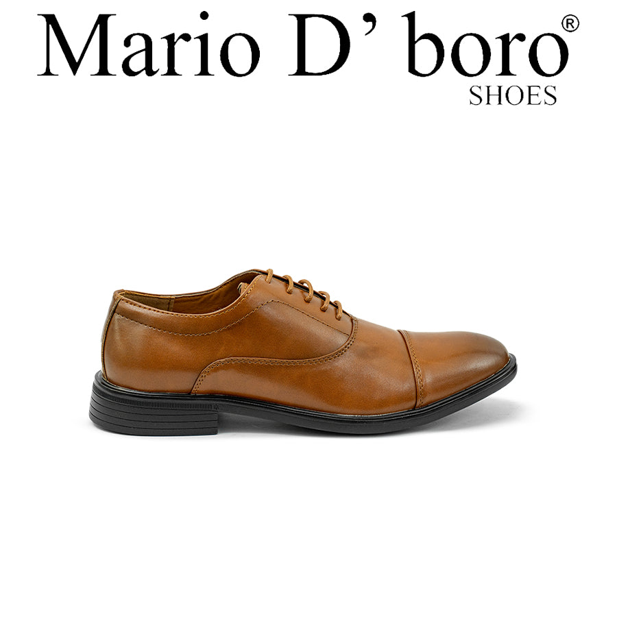 Mario D' boro Men's Formal Elite Shoes MY 26106 Black / Brown C78