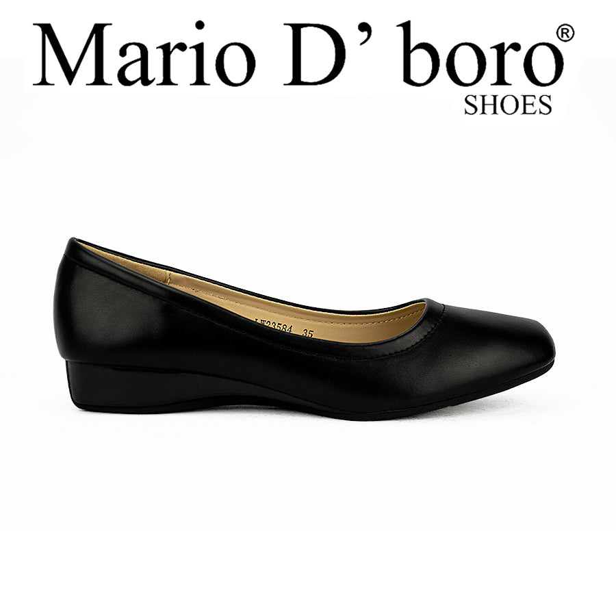 Mario D' Boro Women's Sshs Flat Shoes Lw 23584 Black