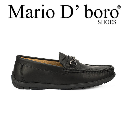 Mario D' Boro Men's Casual Loafers Mw 23566 Black/Dark Brown C42