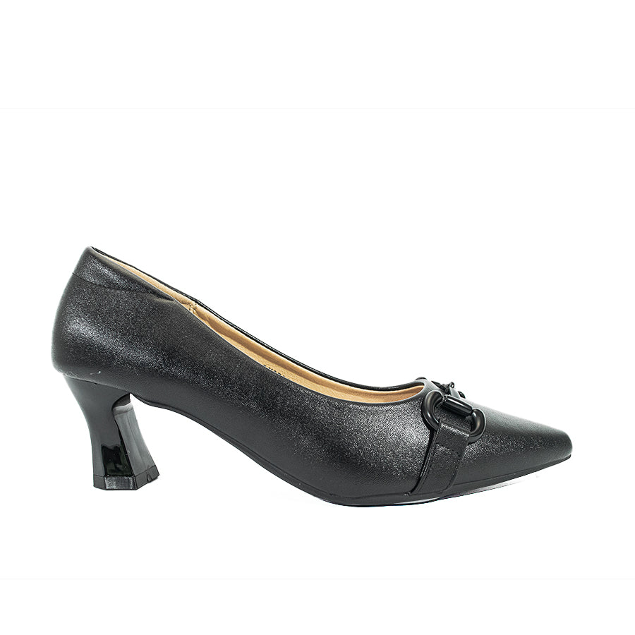 Mario D' boro Women College Pumps LX 27324 Black