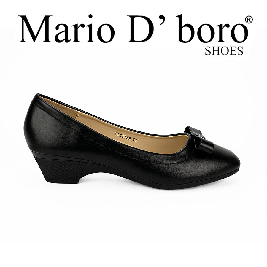 Mario D' Boro Women's Sshs Flat Shoes Lv 22168 Black