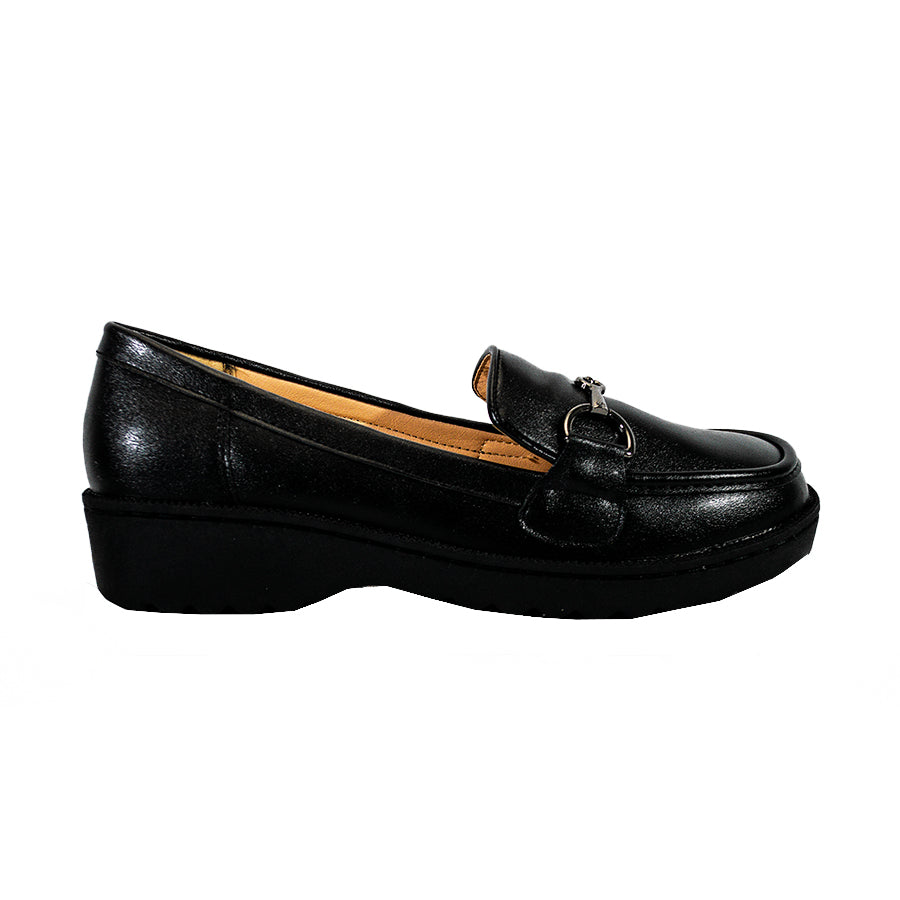 Mario D' Boro Women's SSHS Flats LX 27687 Black C58