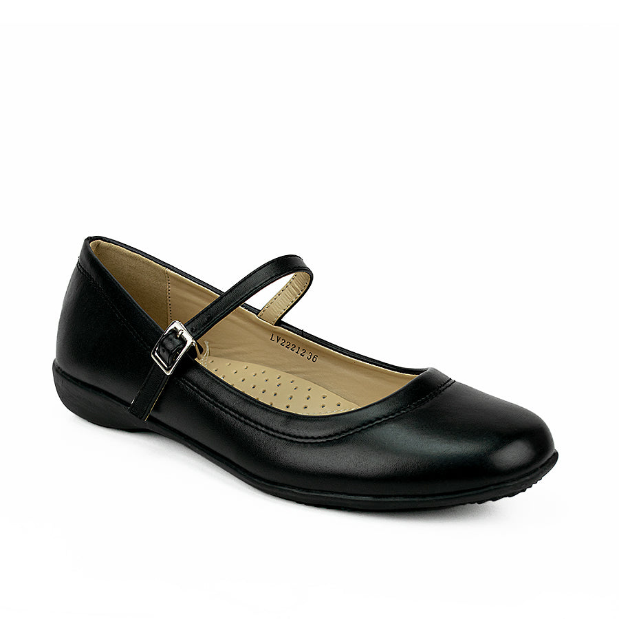 Mario D' Boro Women's Sshs Flat Shoes Lv 22212 Black