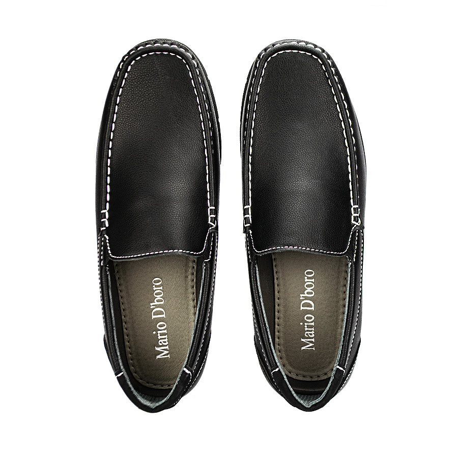 Mario D' Boro Men's Casual Loafers Mw 24578 Black/Gray C42