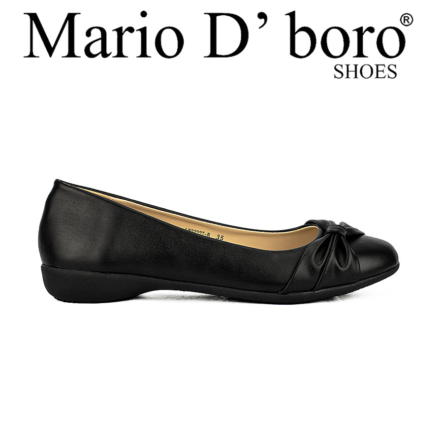 Mario D' Boro Women's Sshs Flat Shoes Lv 22227 Black C29