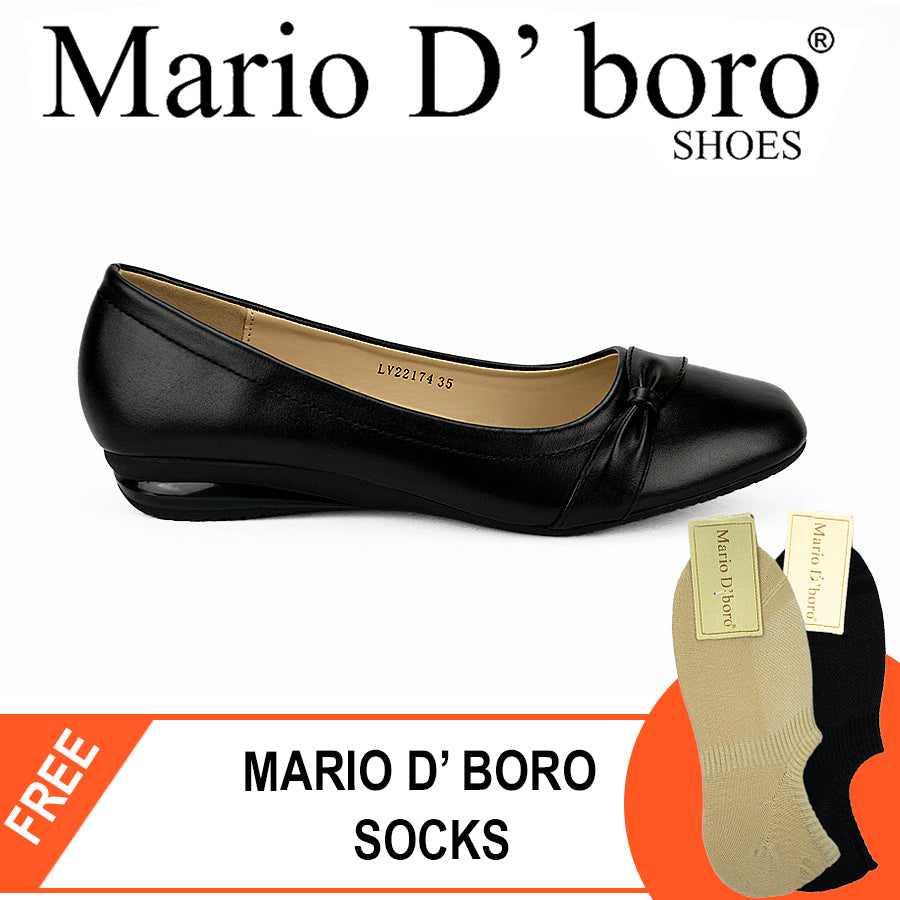 Mario D' Boro Women's Sshs Flat Lv 22174 Black