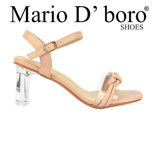 Mario D' Boro Women's Heeled Sandals LW 22629 Beige/Old Rose C33