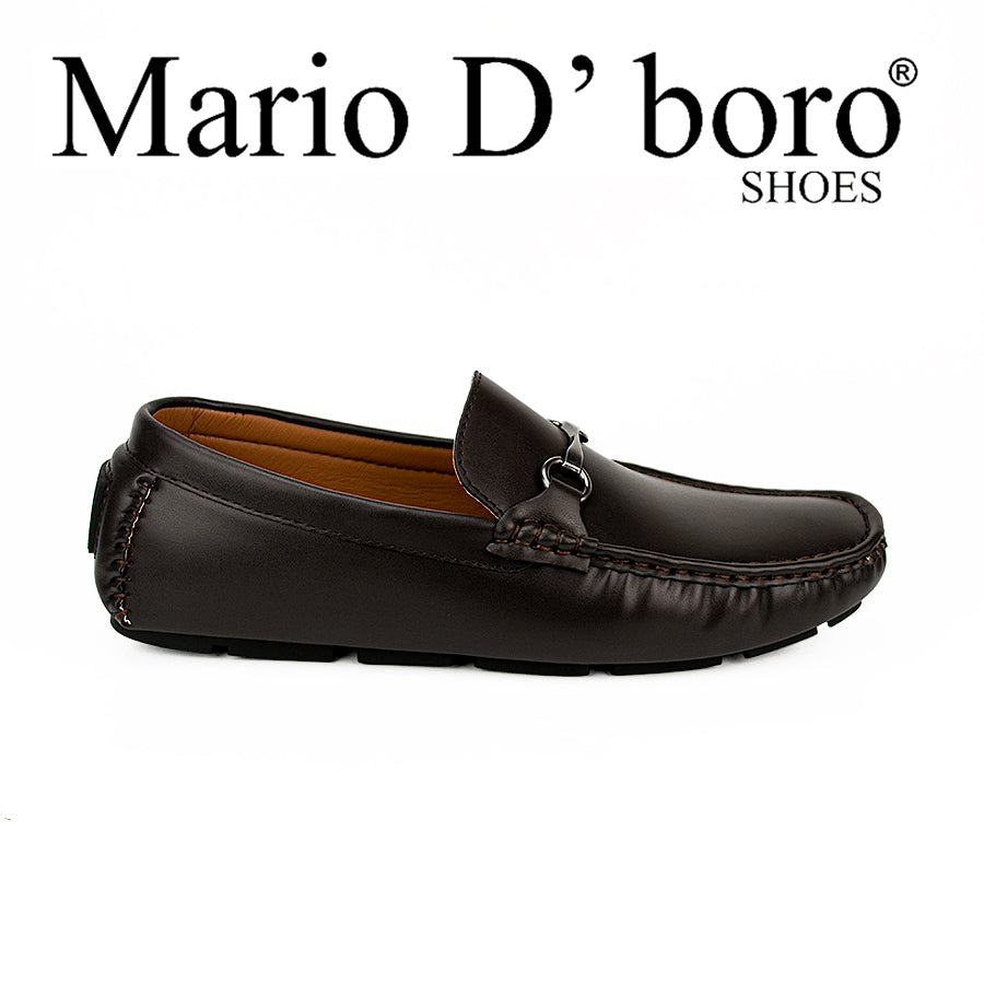 Mario D' Boro Men's Casual Shoes Mv 22035 BROWN/NAVYBLUE