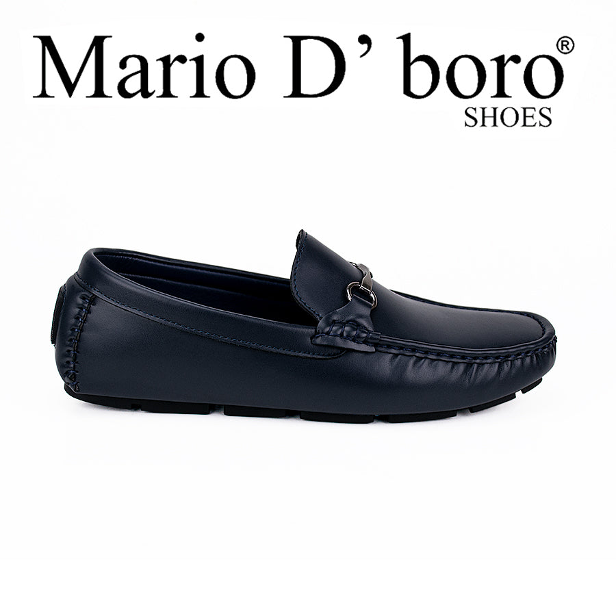 Mario D' Boro Men's Casual Shoes Mv 22035 BROWN/NAVYBLUE
