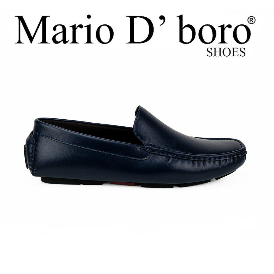 Mario D' Boro Men's Casual Shoes MV 039 Black/Navy Blue