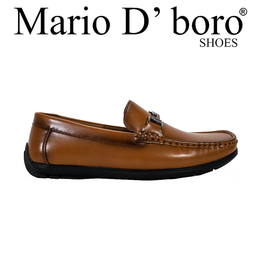 Mario D' Boro Men's Casual Loafers MX 25466 Black/Brown C59