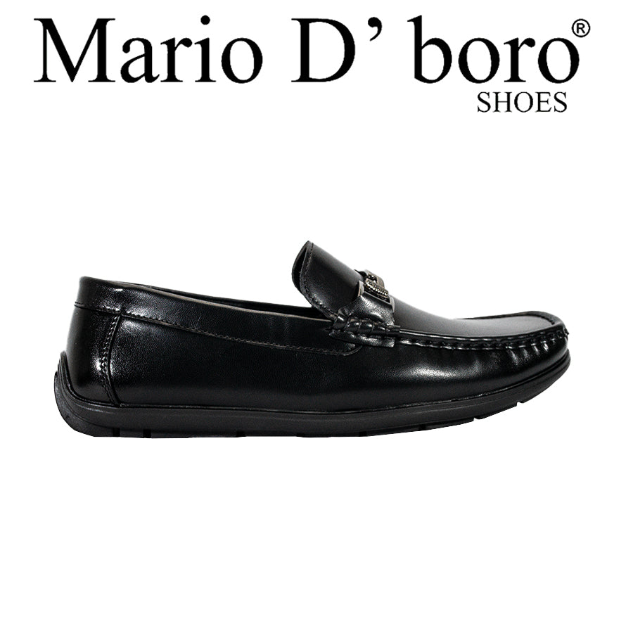 Mario D' Boro Men's Casual Loafers MX 25466 Black/Brown C59