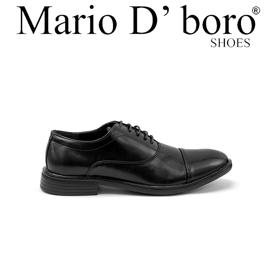 Mario D' boro Men's Formal Elite Shoes MY 26106 Black / Brown C78