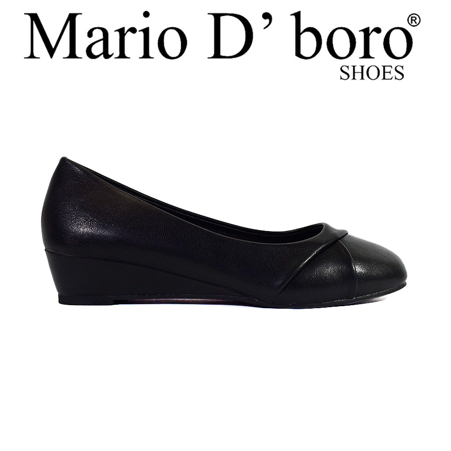 Mario D' boro Women's College Pumps LX 27231 Black C56