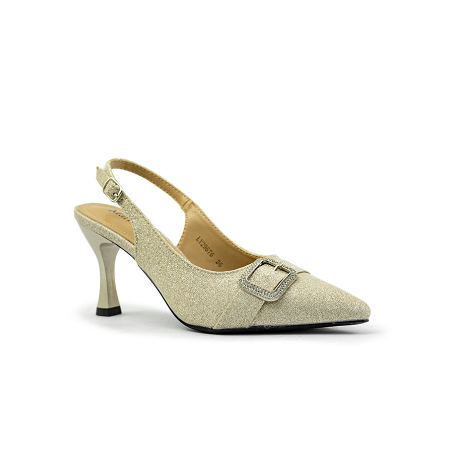 Mario D' boro Women's Evening Sandals LY 29676 Soft Gold C86