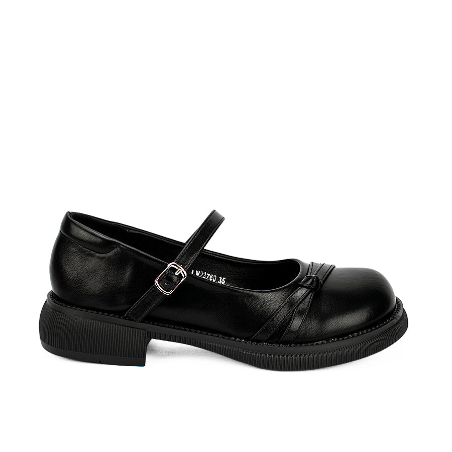 Mario D' Boro Women's Korean Flat Shoes Lw 23760 Black