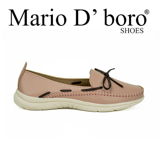 Mario D' Boro Women's Flat Lv 22318 Old Rose/Taupe