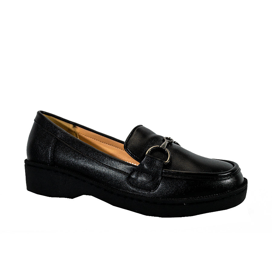 Mario D' Boro Women's SSHS Flats LX 27687 Black C58