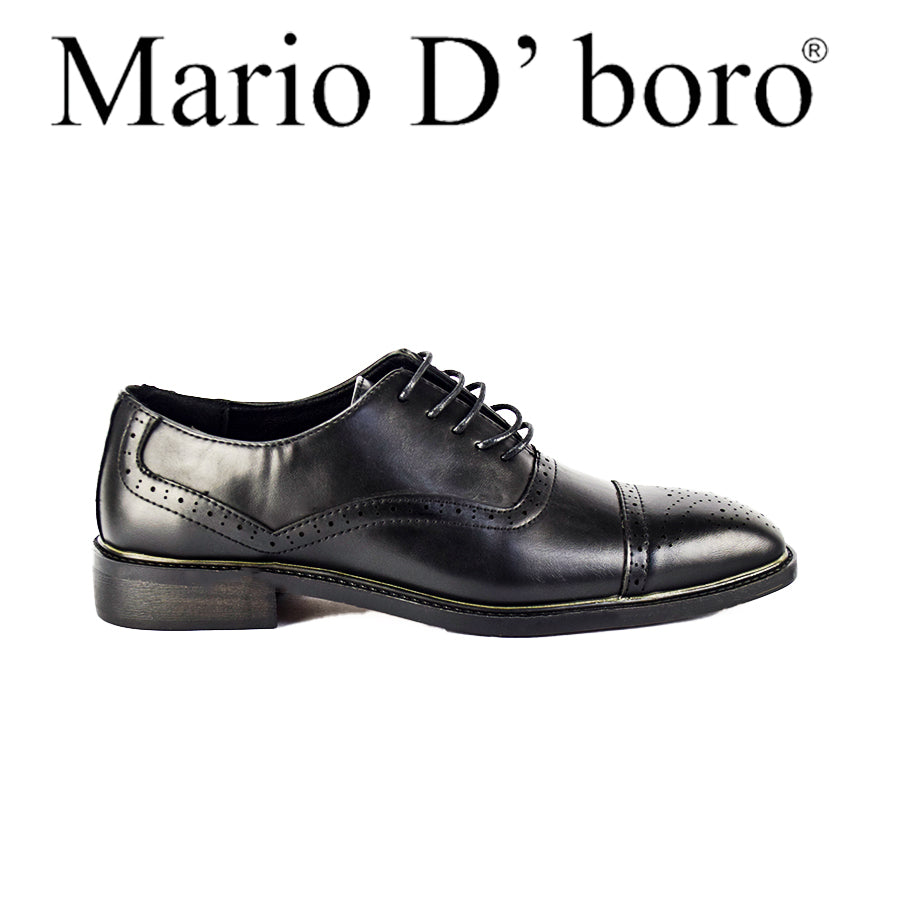 Mario D' Boro Men's Formal with Lace MX 24707 Black/Tan C50