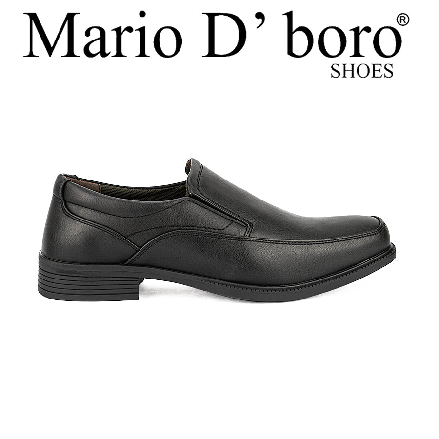 Mario D' Boro Men's Formal Shoes Slip On Mw 23663 Black C30