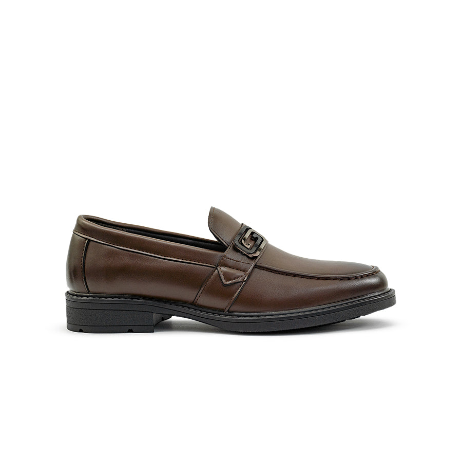 Mario D'boro Men's Formal Slip On MY 26474 - Black / VDark Brown C87