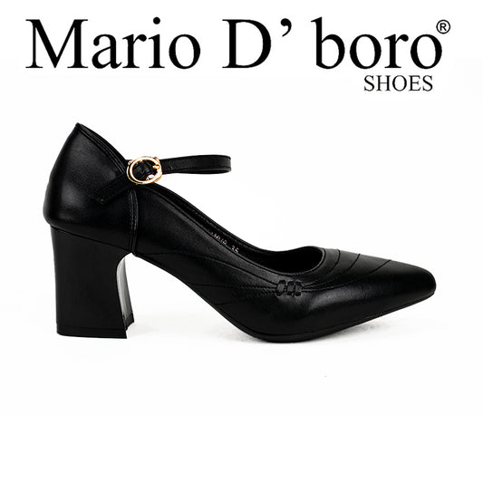 Mario D' Boro Women's Pumps Shoes Lv 23019 Black/Beige