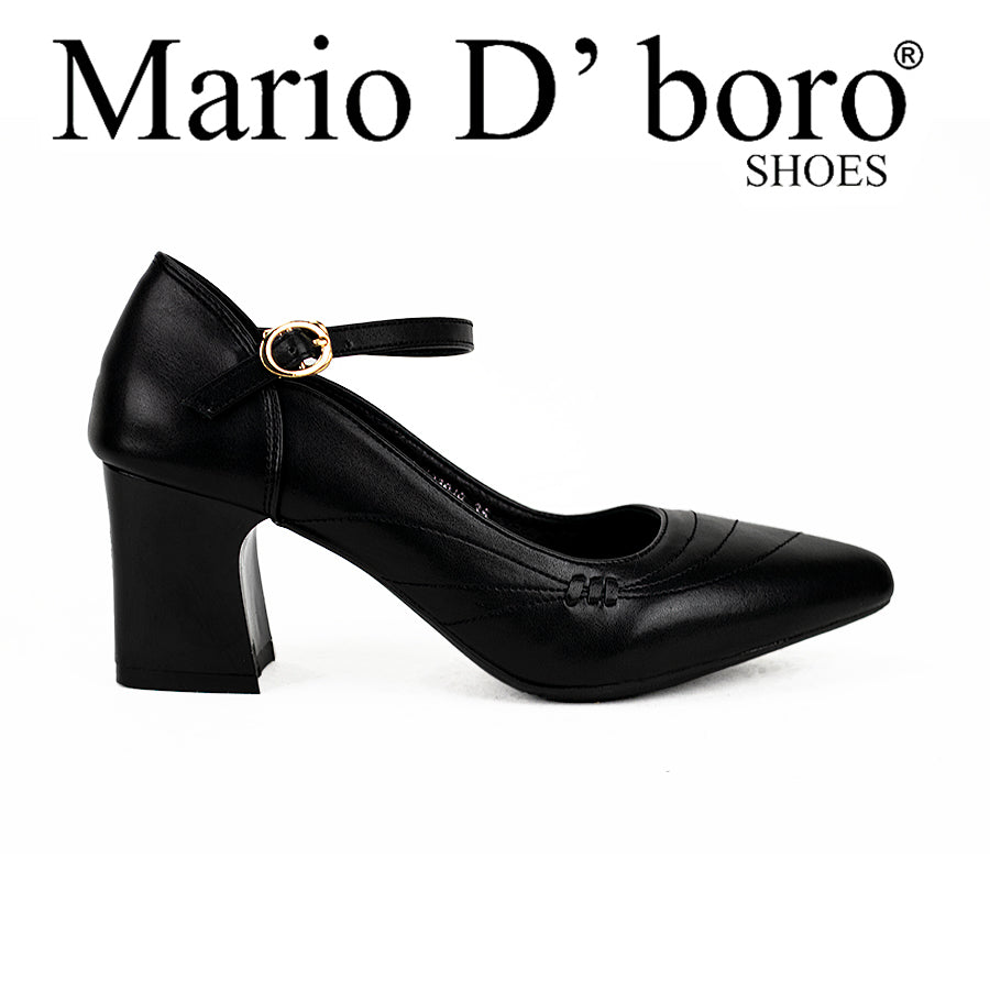 Mario D' Boro Women's Pumps Shoes Lv 23019 Black/Beige