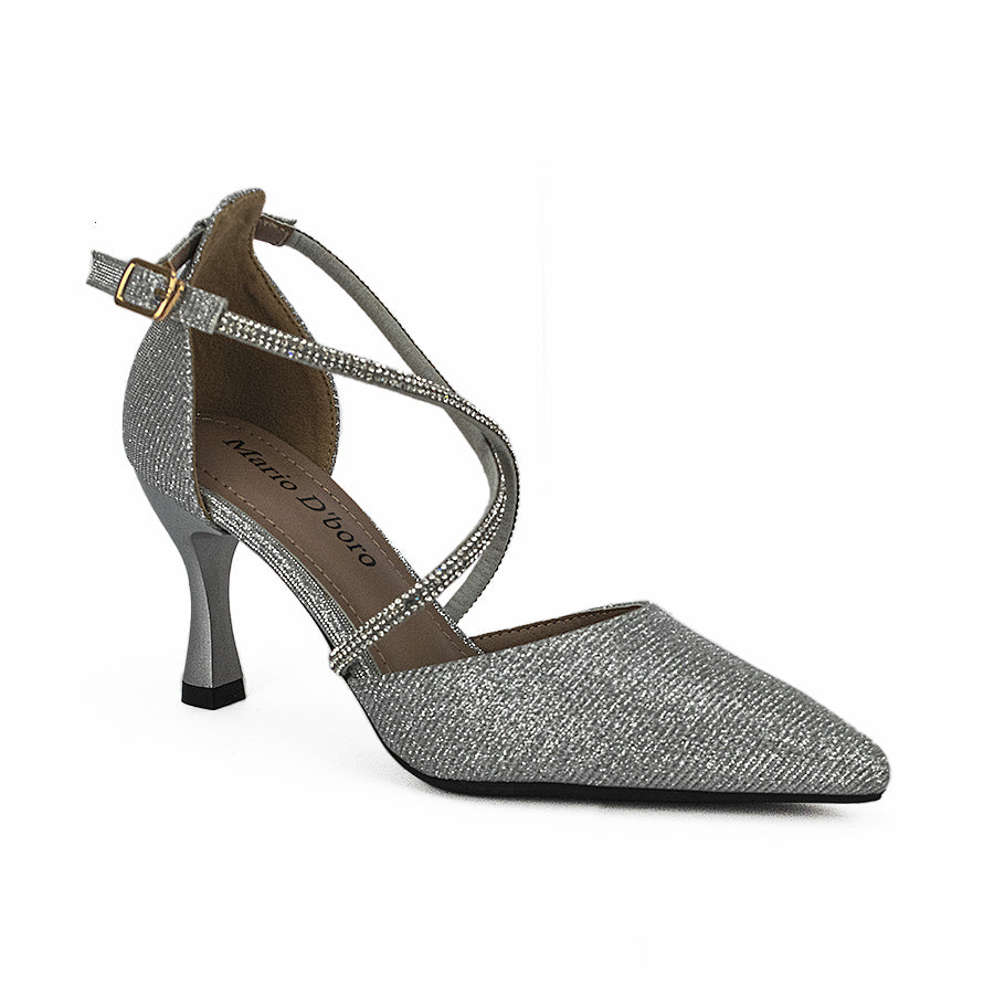 Mario D' Boro Women's Evening Sandals LW 25707 Gold/Silver Women C41