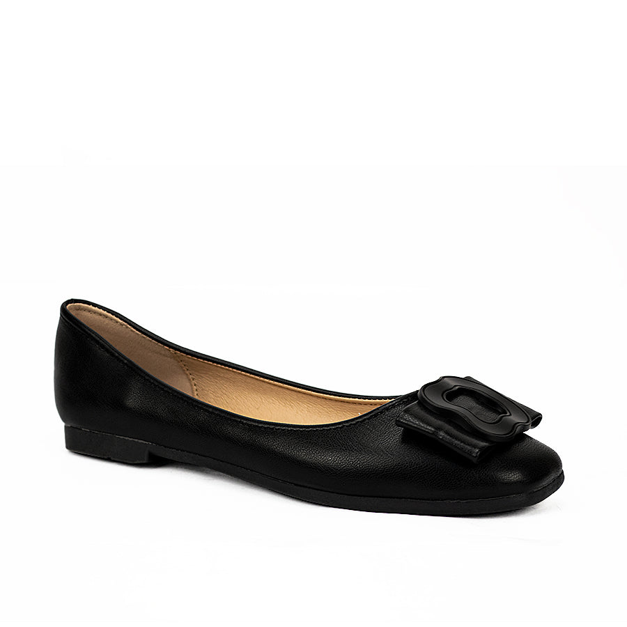 Mario D' Boro Women's Flat Shoes Lw 22693 Black/Taupe