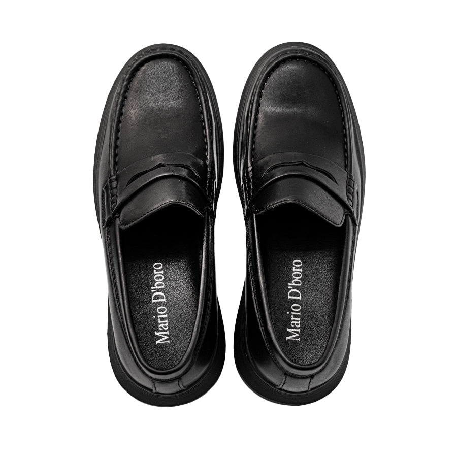 Mario D' Boro Men's Casual Loafers MY 26025 Black C69