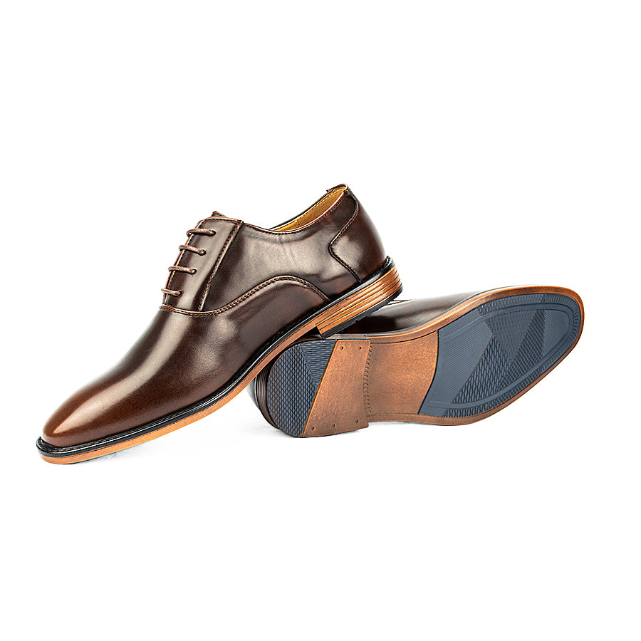 Mario D' Boro Men's Formal Shoes Oxford Mw 23089 Black/Dark Brown