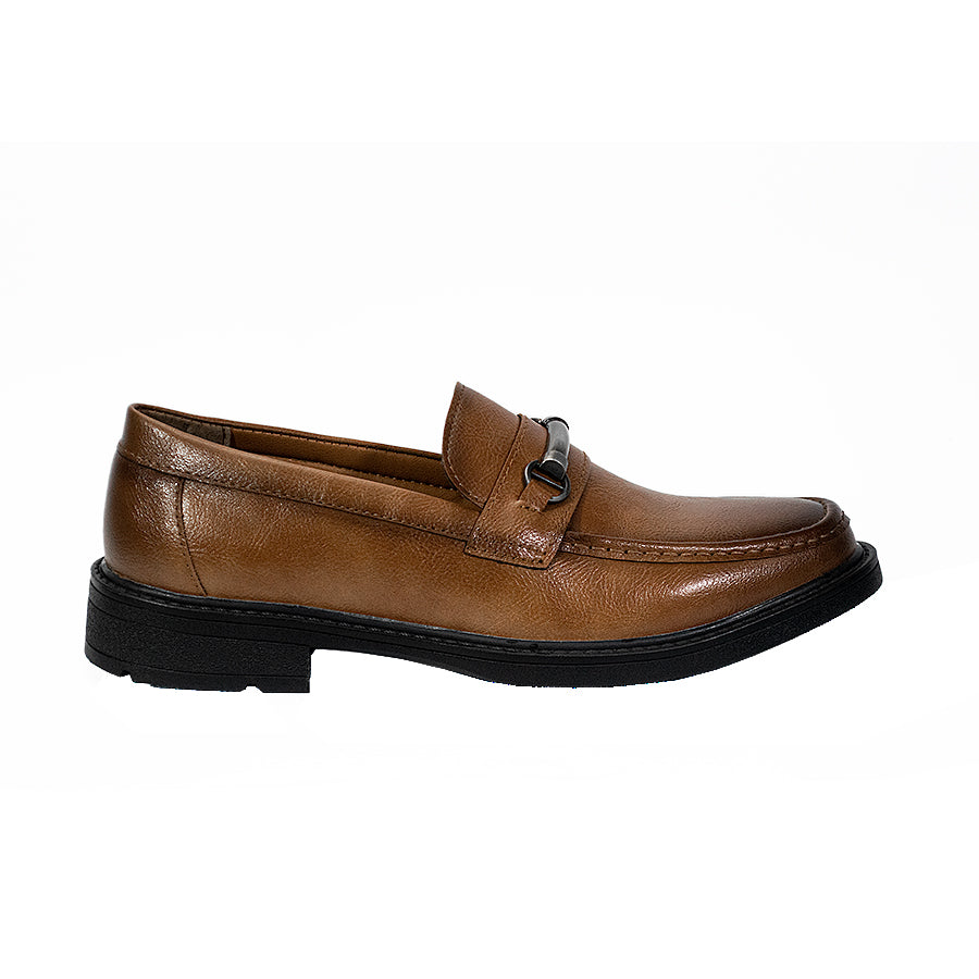 Mario D' Boro Men's Formal Slip On MY 25711 Black/Tan C64