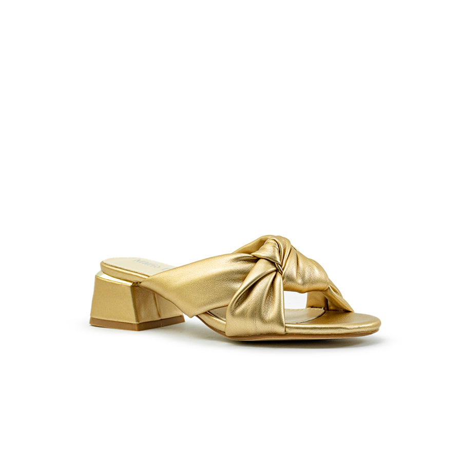 Mario D' boro Women's Heeled Sandals LY 29501 - Beige / Soft Gold C89