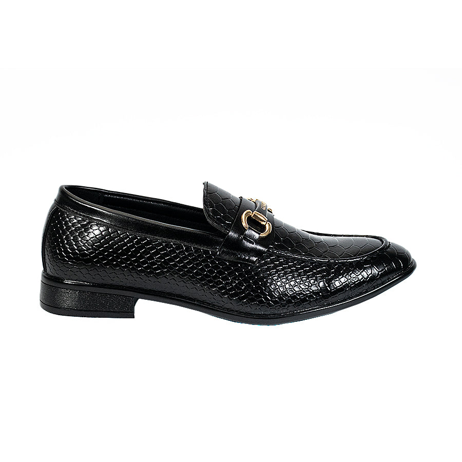 Mario D' Boro Men's Formal Slip On MY 25842 Black/Dark Brown C64