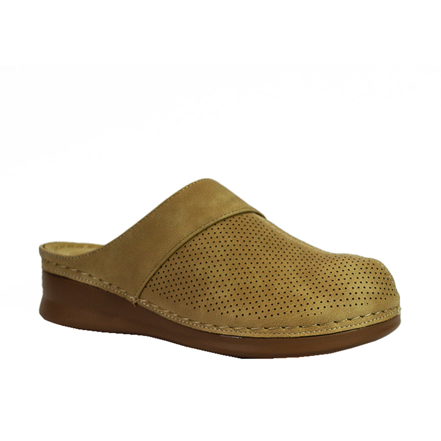 Mario D' Boro Women's Mules LX 27195 Beige/Black C58