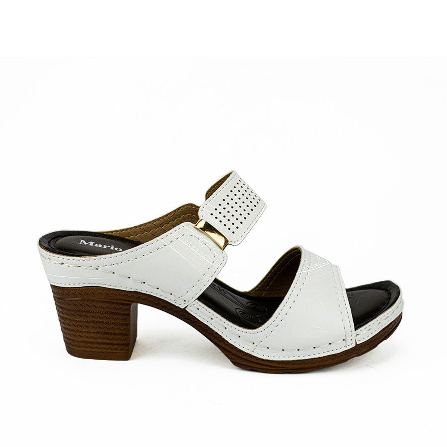 Mario D' Boro Women's Sandals Lv 008 Black/White