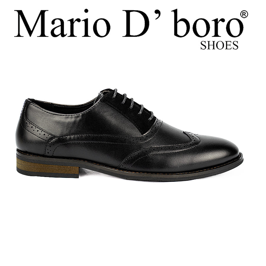 Mario D' Boro Men's Formal Shoes Oxford  Mw 23107 Black/Brown C27
