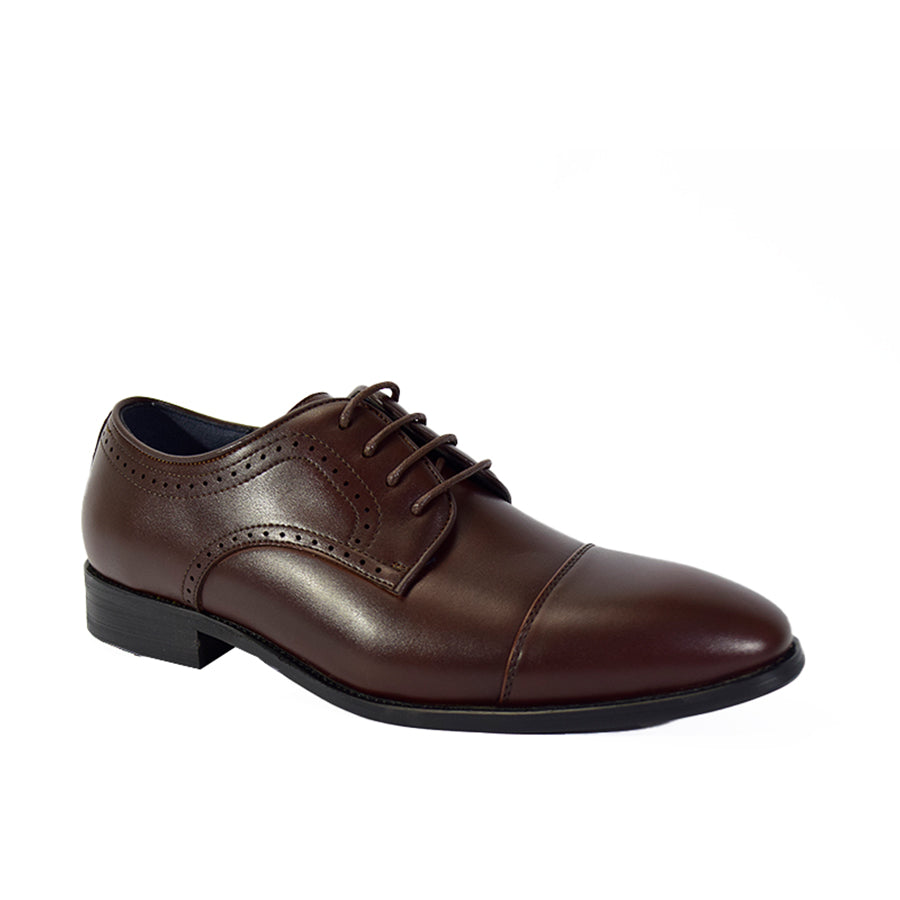 Mario D' Boro Men's Formal Elite MX 24514 Black/Mahogany C53