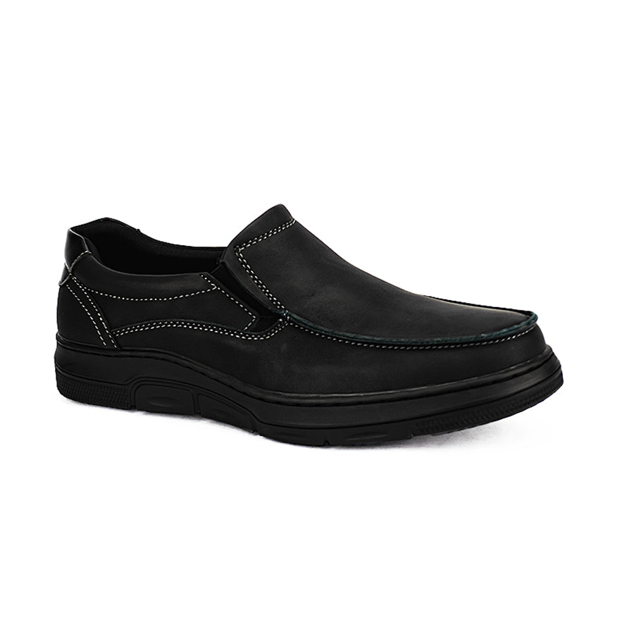 Mario D' Boro Men's Formal Slip On Mw 24403 Black/Dark Brown C43