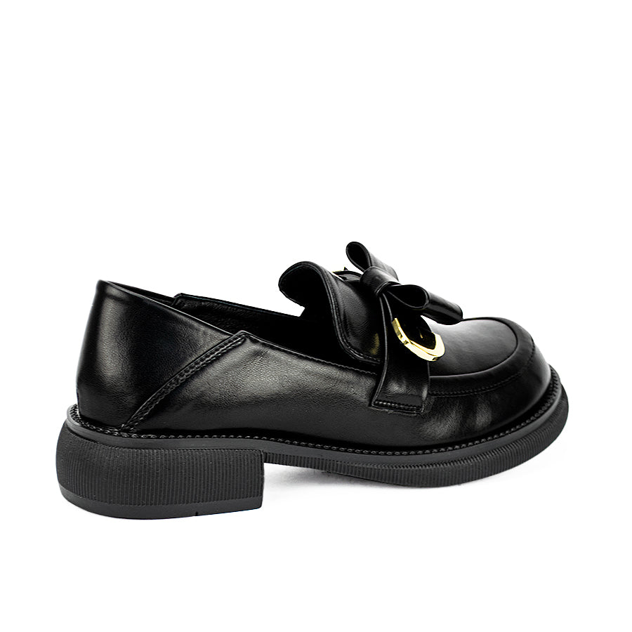 Mario D' Boro Women's Korean Flat Shoes LW 23622 Black