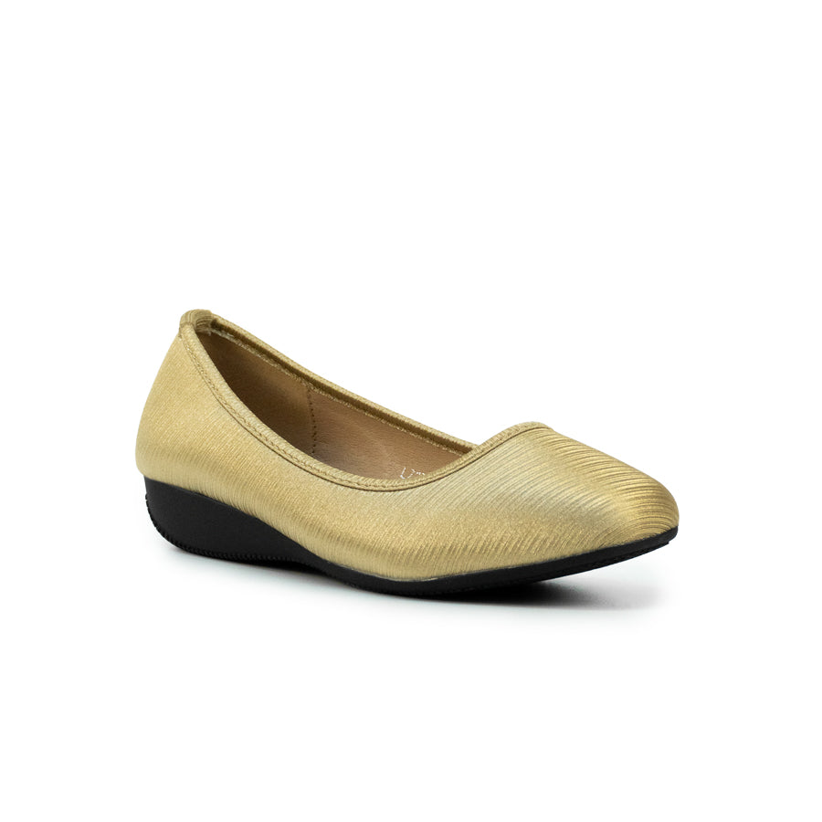 Mario D' boro LZ 27225 C102 Women's Classic Comfort Ballet Flats - Black / Gold