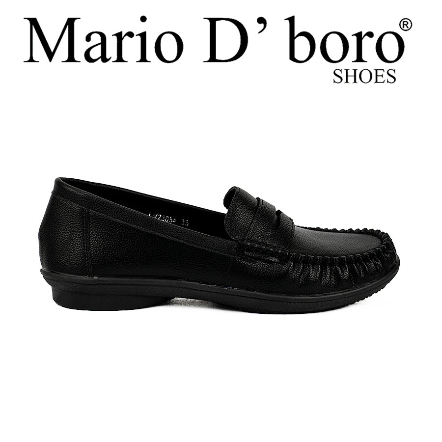 Mario D' Boro Women's Flat Shoes Lv 23054 Black