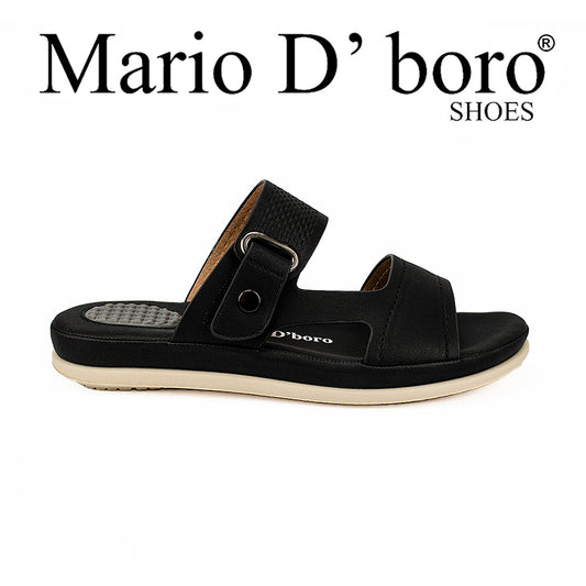 Mario D' Boro Women's Sandals Lv 013 Black/Light Gray