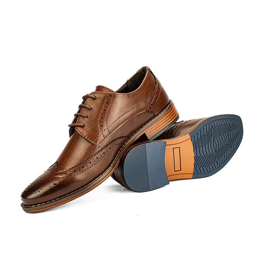 Mario D' Boro Men's Formal with Lace Mw 24532 Black/Dark Brown C43